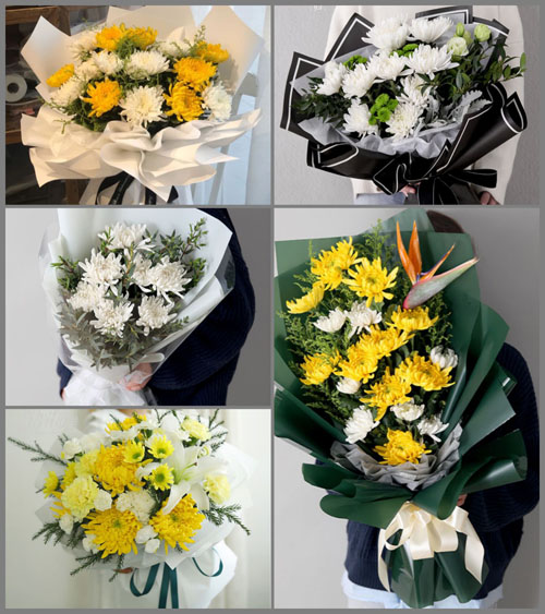 安徽滁州市凤阳县府城镇凤北村白事花束代送